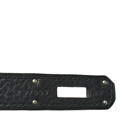 Hermes Taurillon Clemence Jypsiere 28 Black 7 of 10