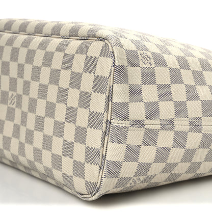 Louis Vuitton Damier Azur Braided Neverfull MM Pink 10 of 12