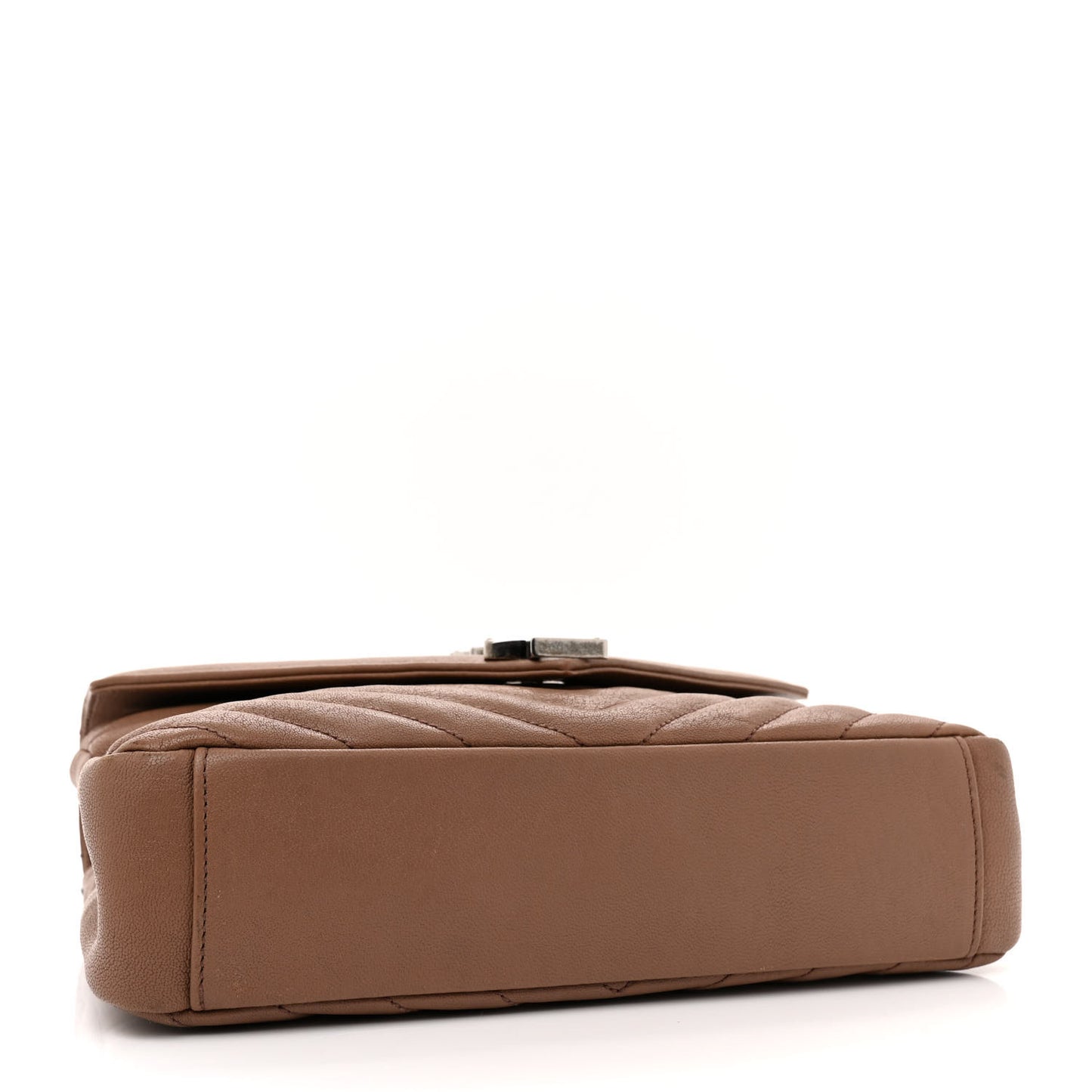 Sheepskin Matelasse Chevron Monogram Medium College Bag Fard