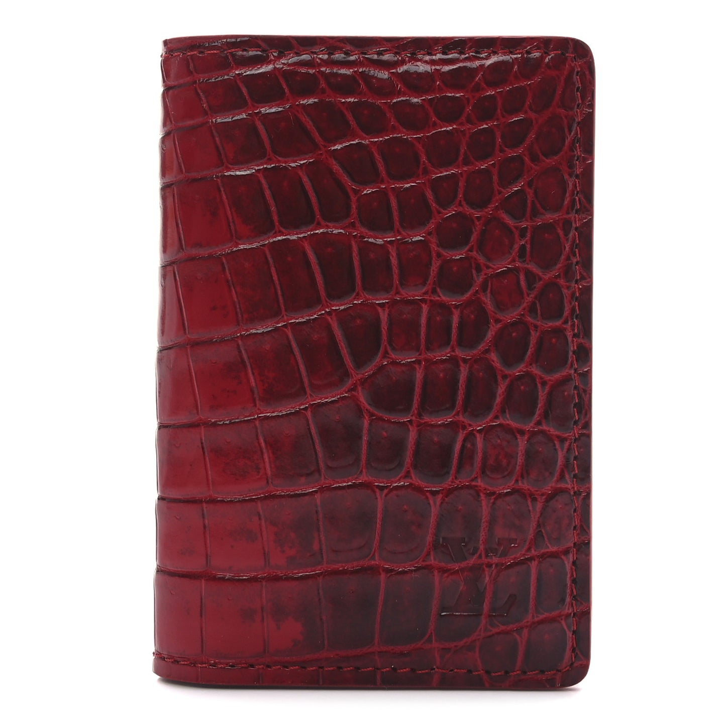 Crocodile Pocket Organizer Sahara Shiny Red