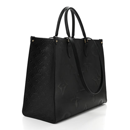 Louis Vuitton Empreinte Monogram Giant Onthego GM Black 3 of 9