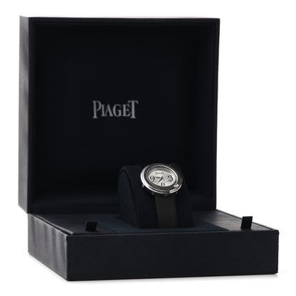 Piaget 18K White Gold Satin Diamond 29mm Possession Quartz Watch 7 of 7