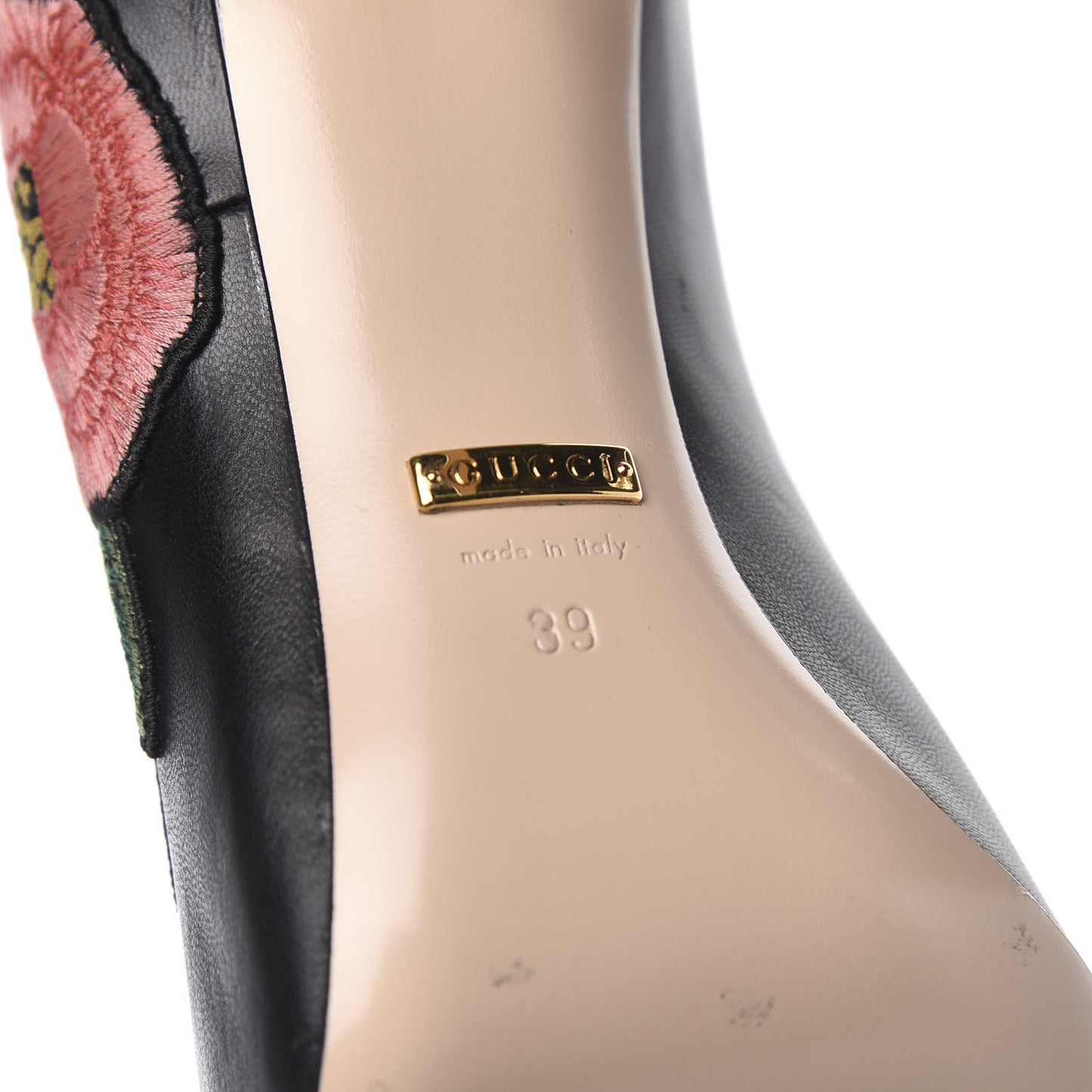 Calfskin Ophelia High Heel Pumps 39 Black