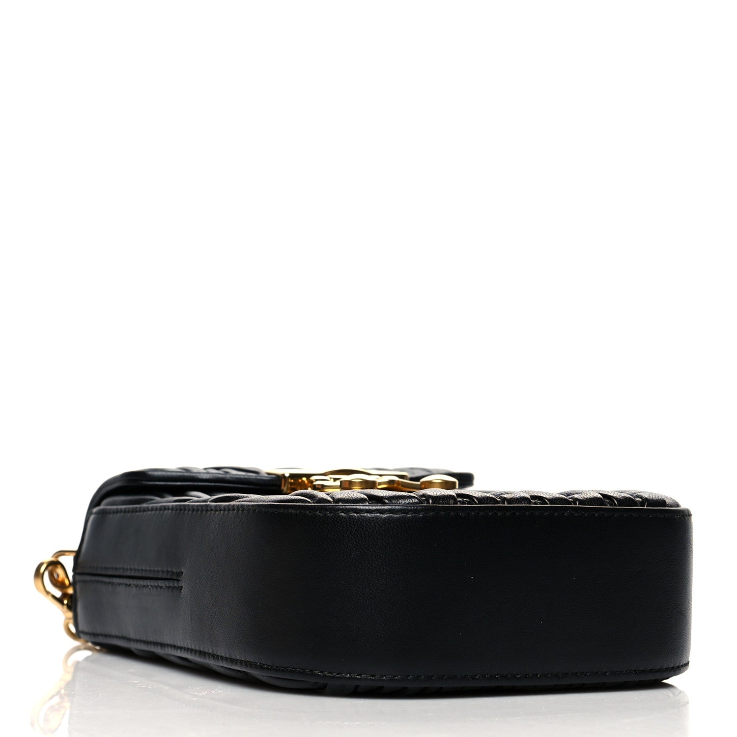 Miu Miu Nappa Matelasse Mini Crossbody Black 3 of 8
