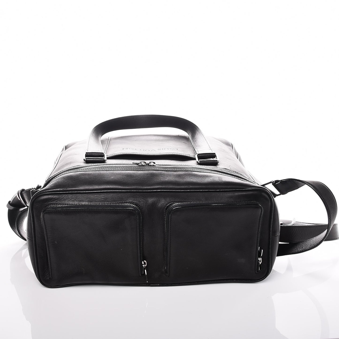 Bequia Leather 2 Way DJ Bag Black