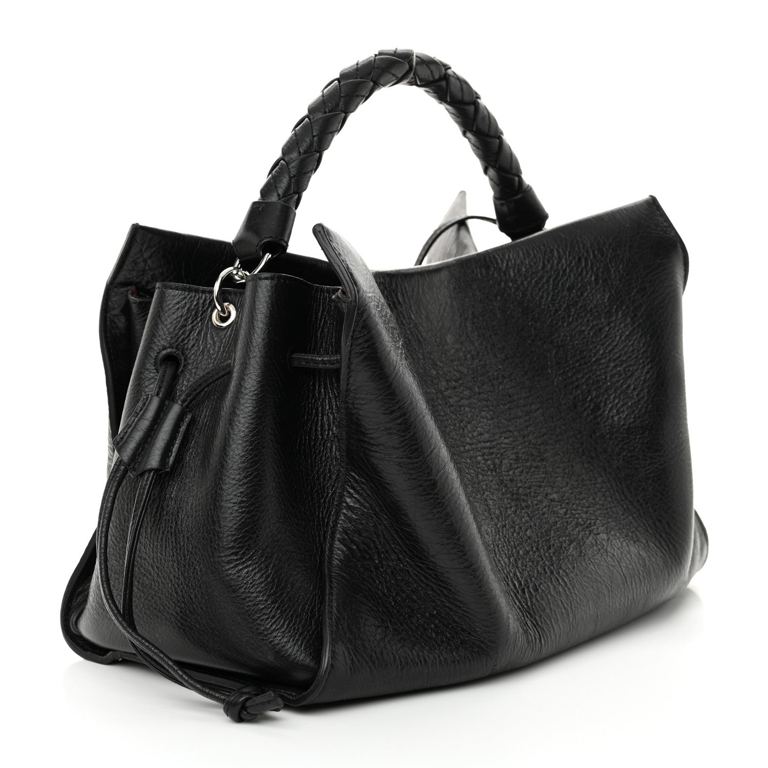 Mulberry High Shine Calfskin Iris Tote Black 3 of 11