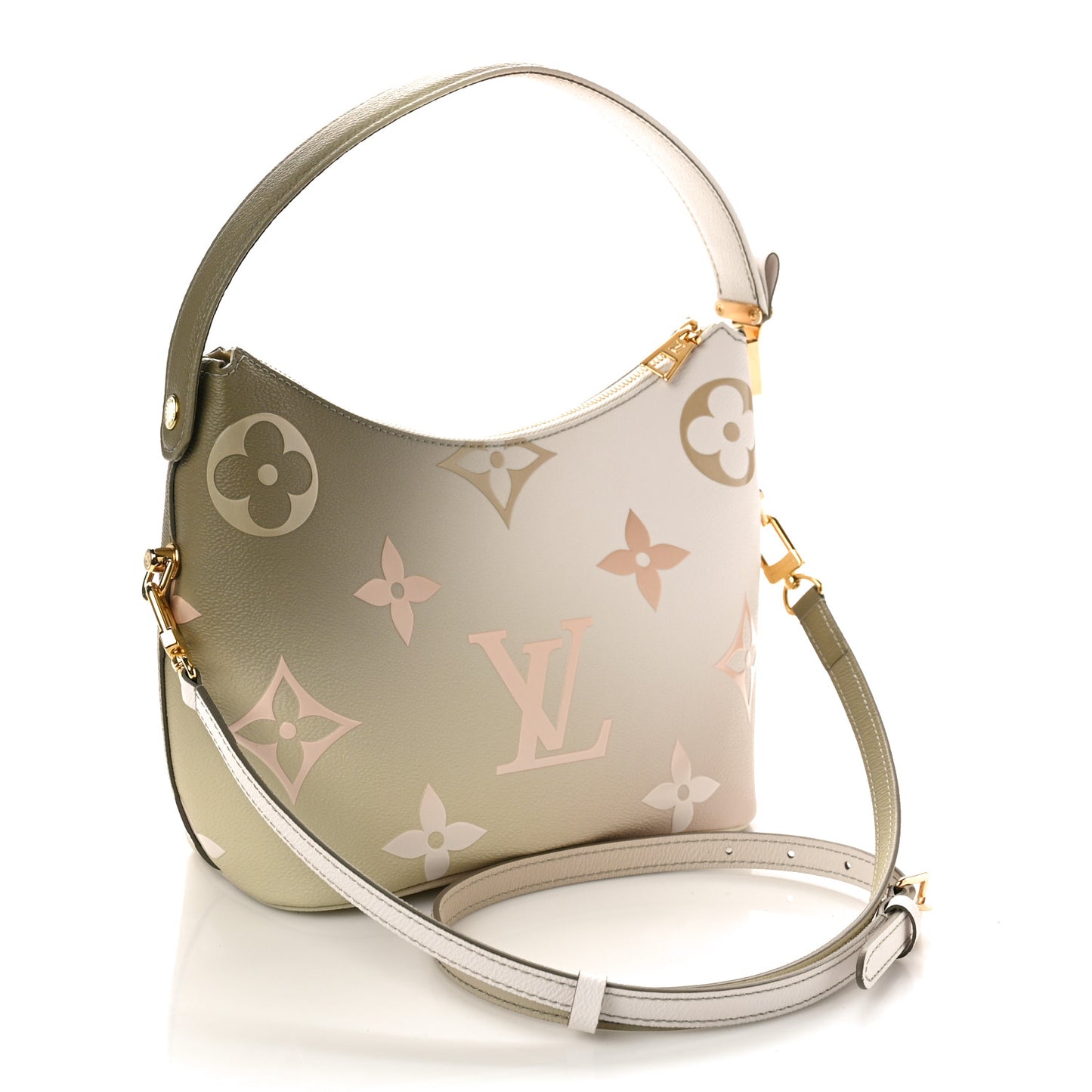 Monogram Giant Spring In The City Marshmallow Hobo Sunset Kaki