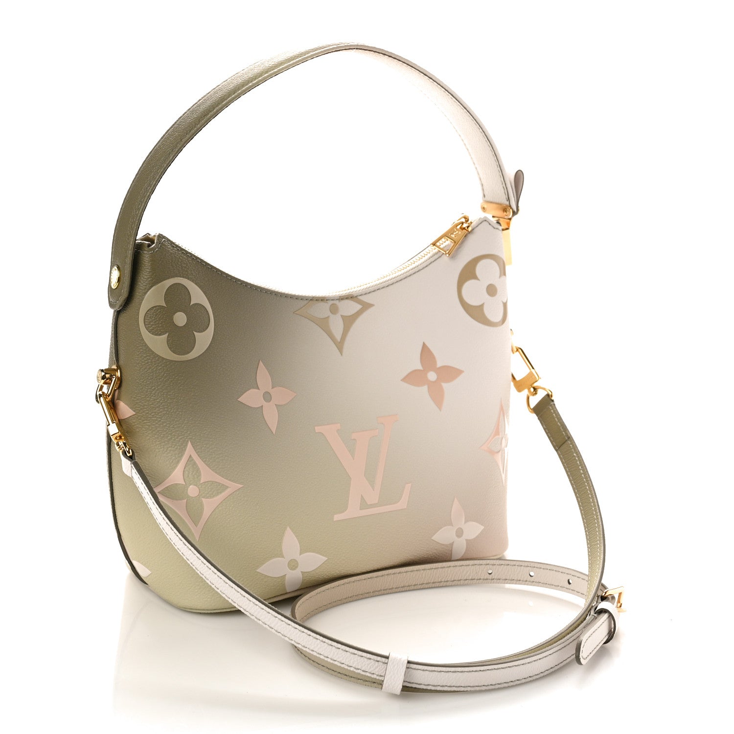 Louis Vuitton Monogram Giant Spring In The City Marshmallow Hobo Sunset Kaki 3 of 9