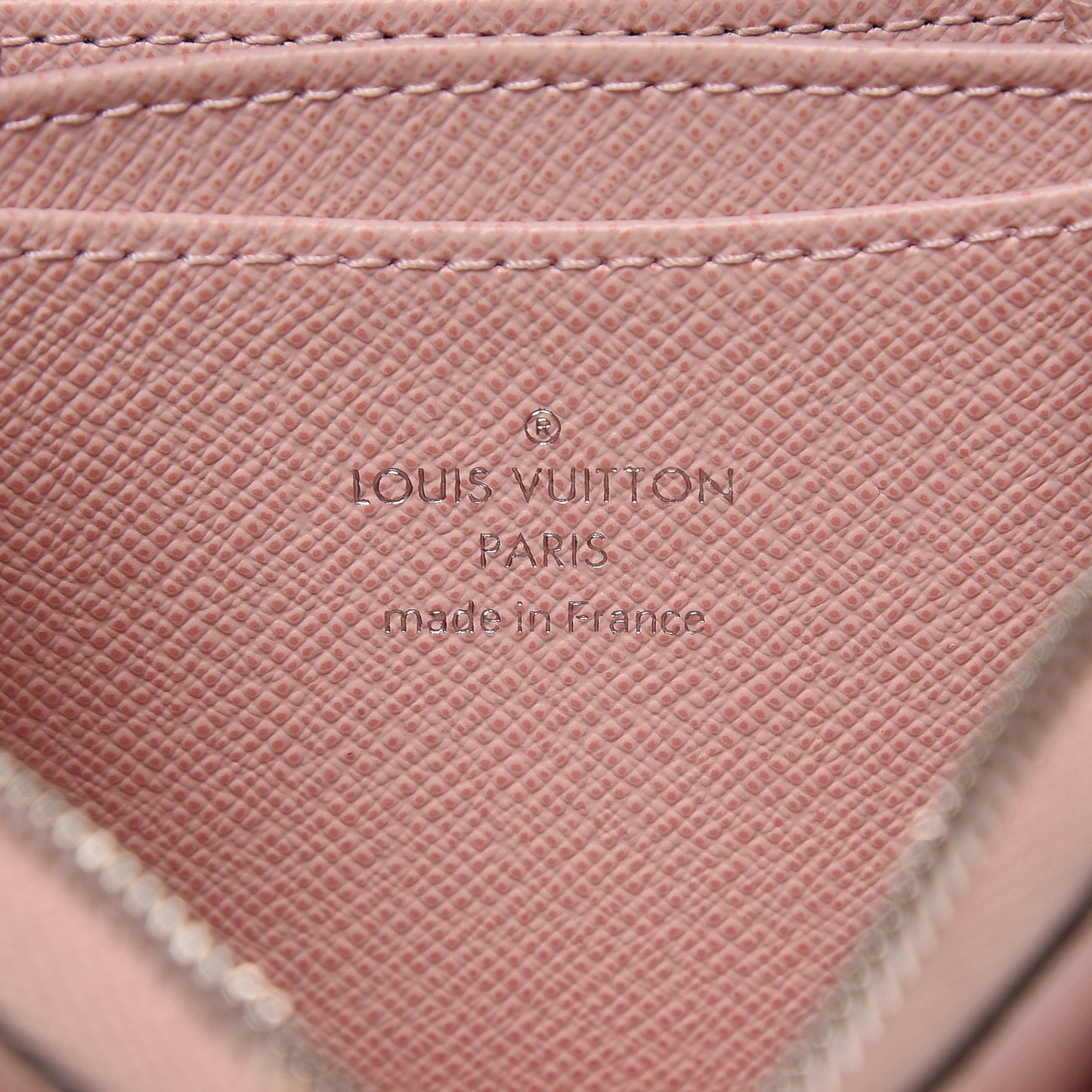 Epi Zippy Coin Purse Rose Ballerine
