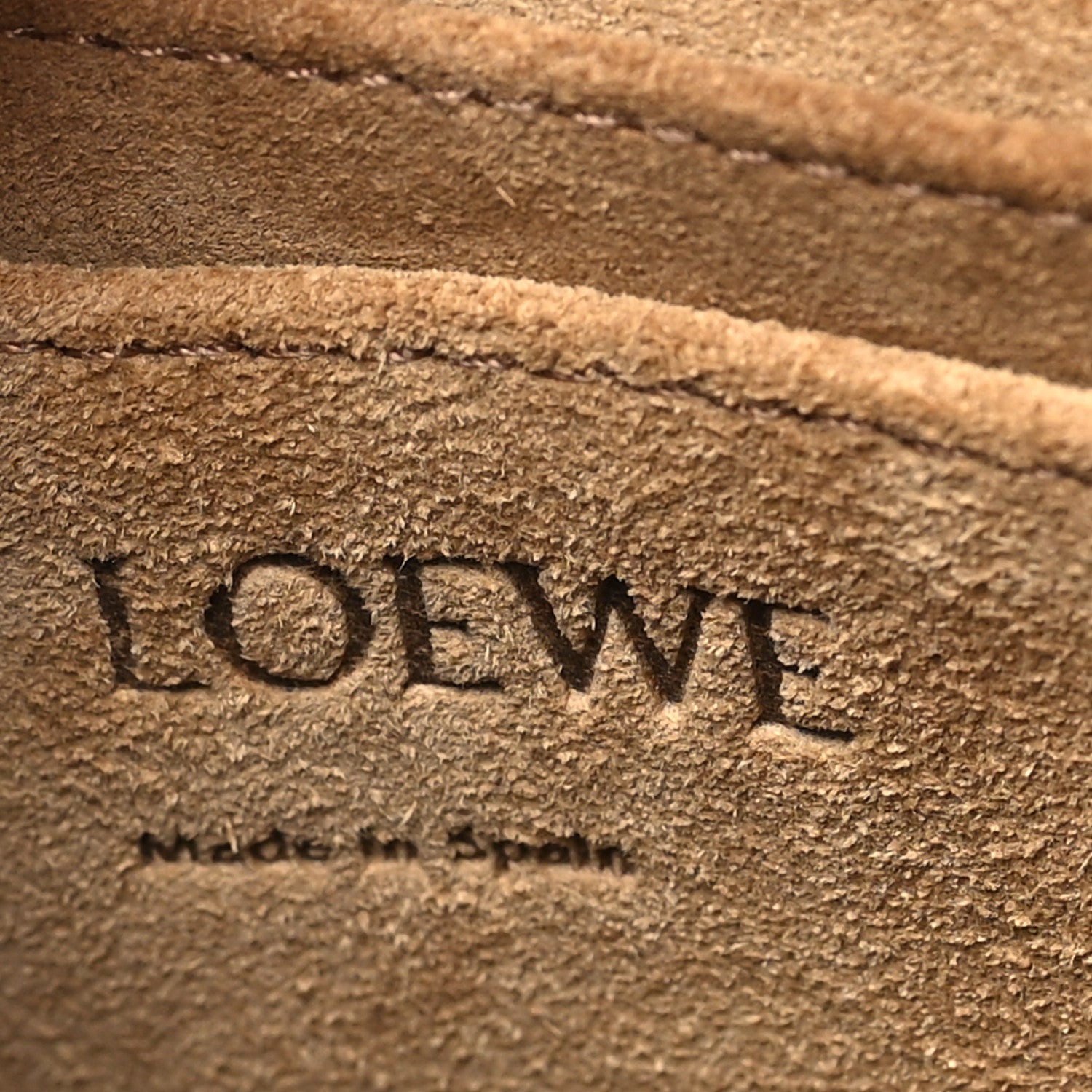 Loewe Calfskin Jacquard Mini Gate Dual Bag Clay 6 of 11