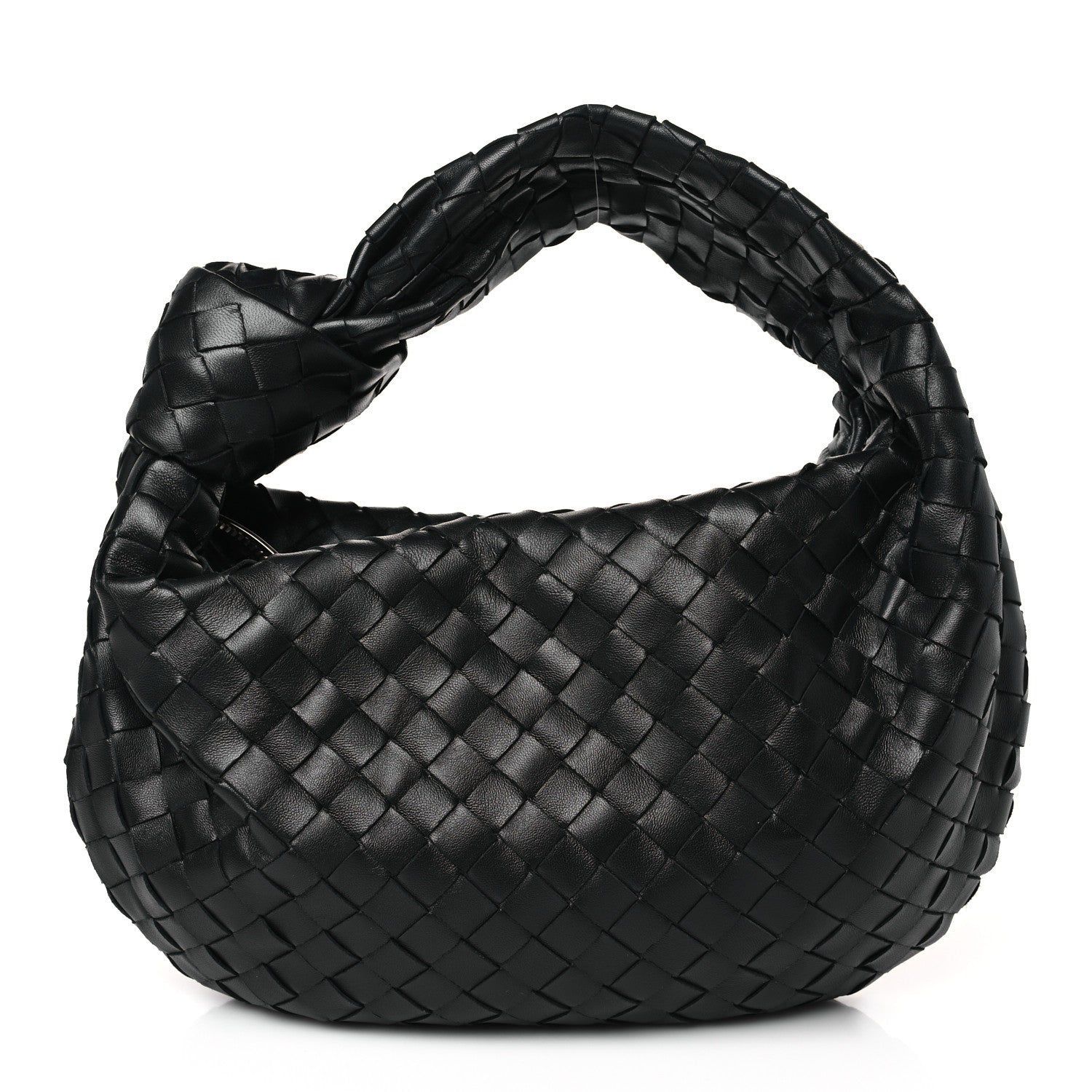 Bottega Veneta Nappa Intrecciato Teen Jodie Hobo Black 1 of 9