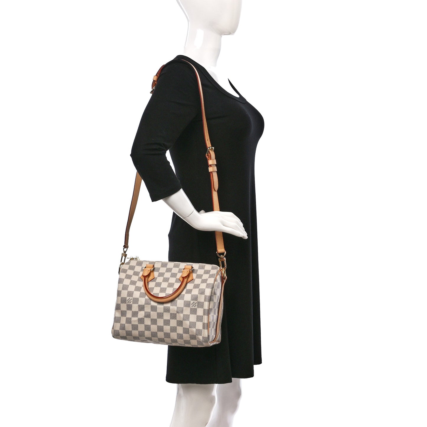 Damier Azur Speedy Bandouliere 25