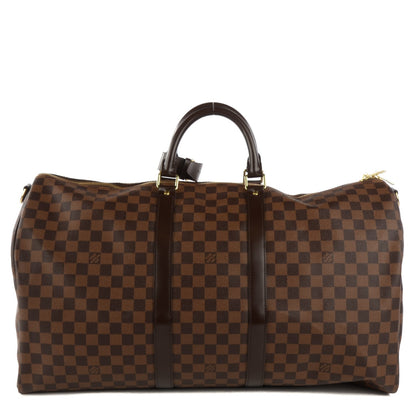Louis Vuitton Damier Ebene Keepall Bandouliere 55 1 of 7