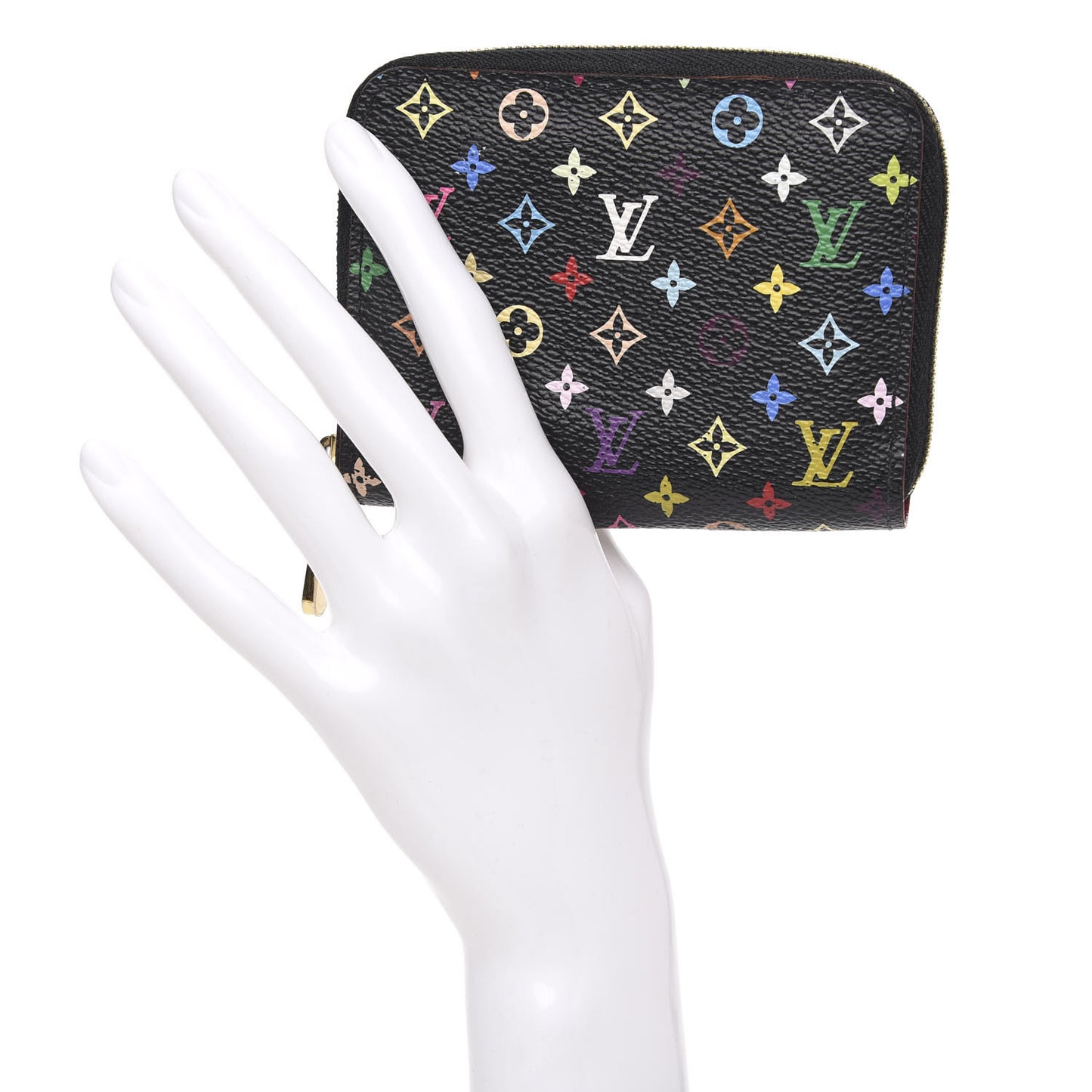 Monogram Multicolor Zippy Coin Purse Black Grenade