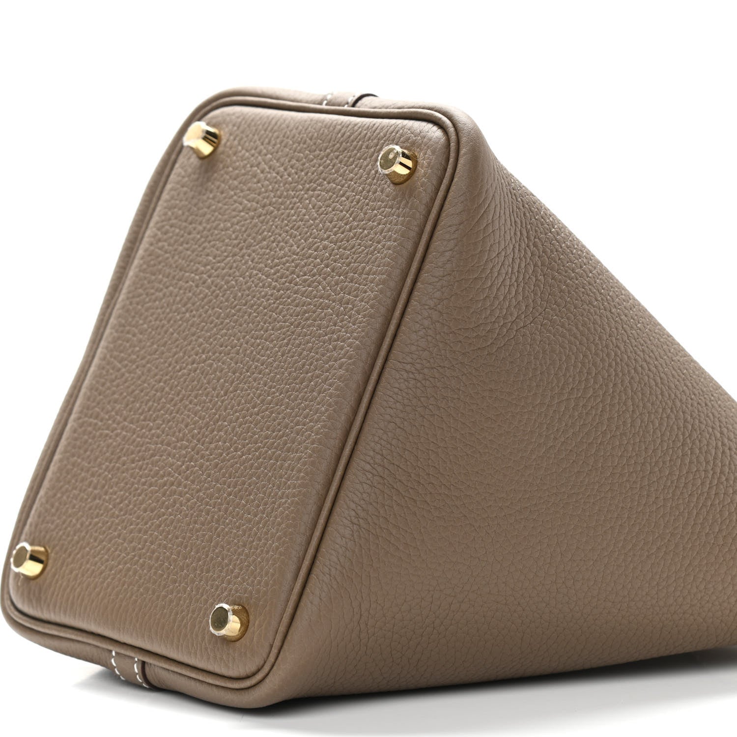 Hermes Taurillon Clemence Picotin Lock 18 PM Etoupe 10 of 11
