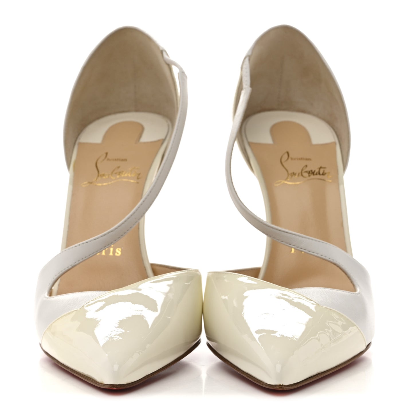 Patent Kid Round And Square 100 Pump 39 White