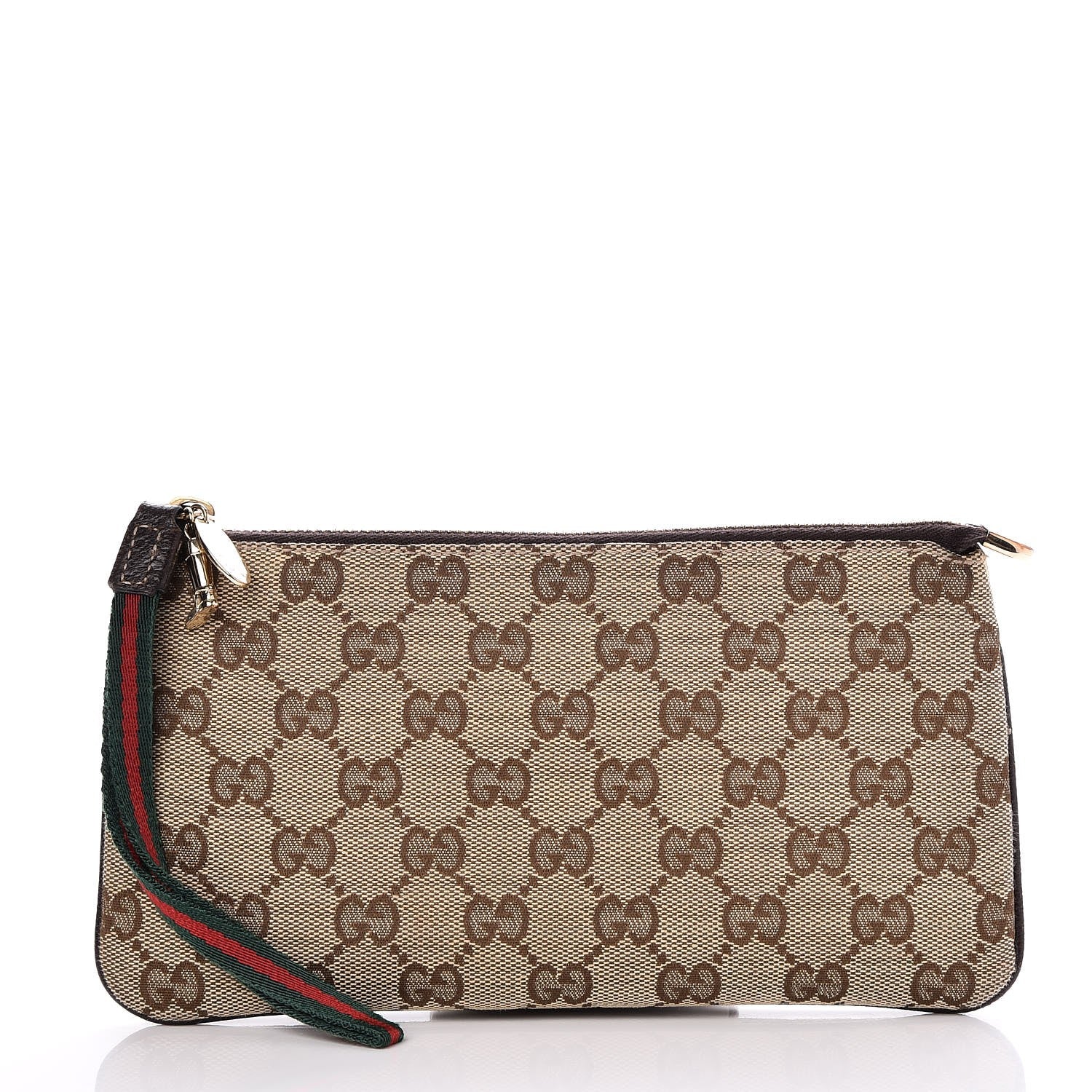 Gucci Monogram Jolicoeur Pochette Brown 1 of 8