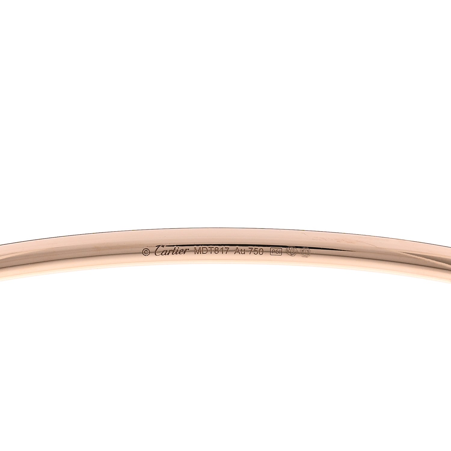 Cartier 18K Pink Gold Diamond Juste Un Clou Necklace 4 of 4