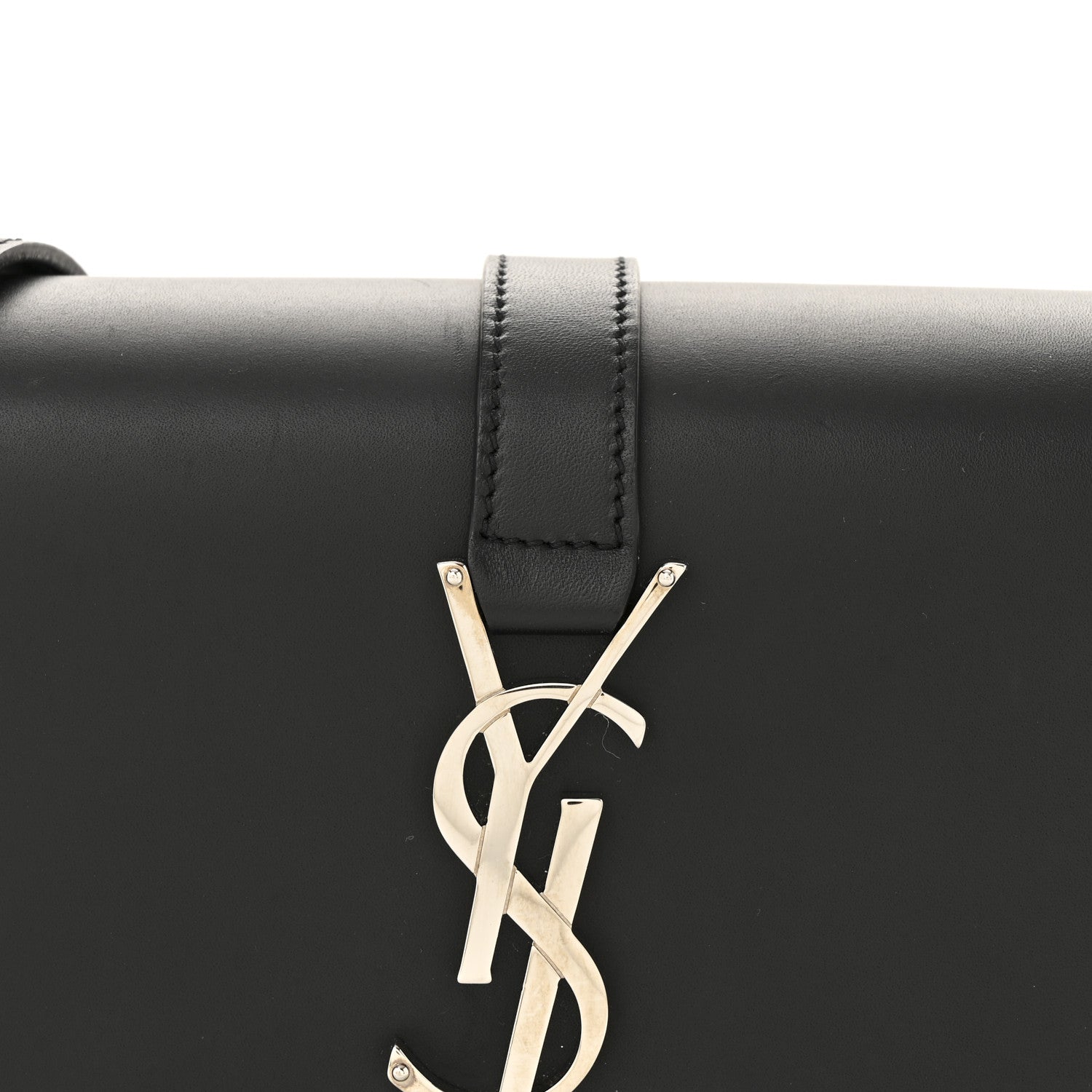 Saint Laurent Smooth Calfskin Small Monogram Université Shoulder Bag Black 8 of 15