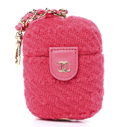 Chanel Tweed Airpods Pro Case Pink 1 of 11