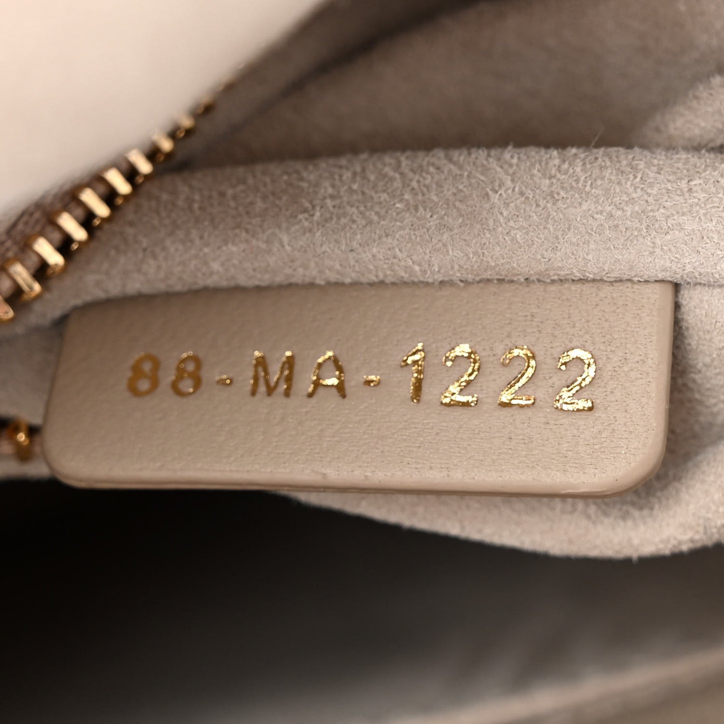 Lambskin Cannage Small My ABCDior Lady Dior Hazelnut