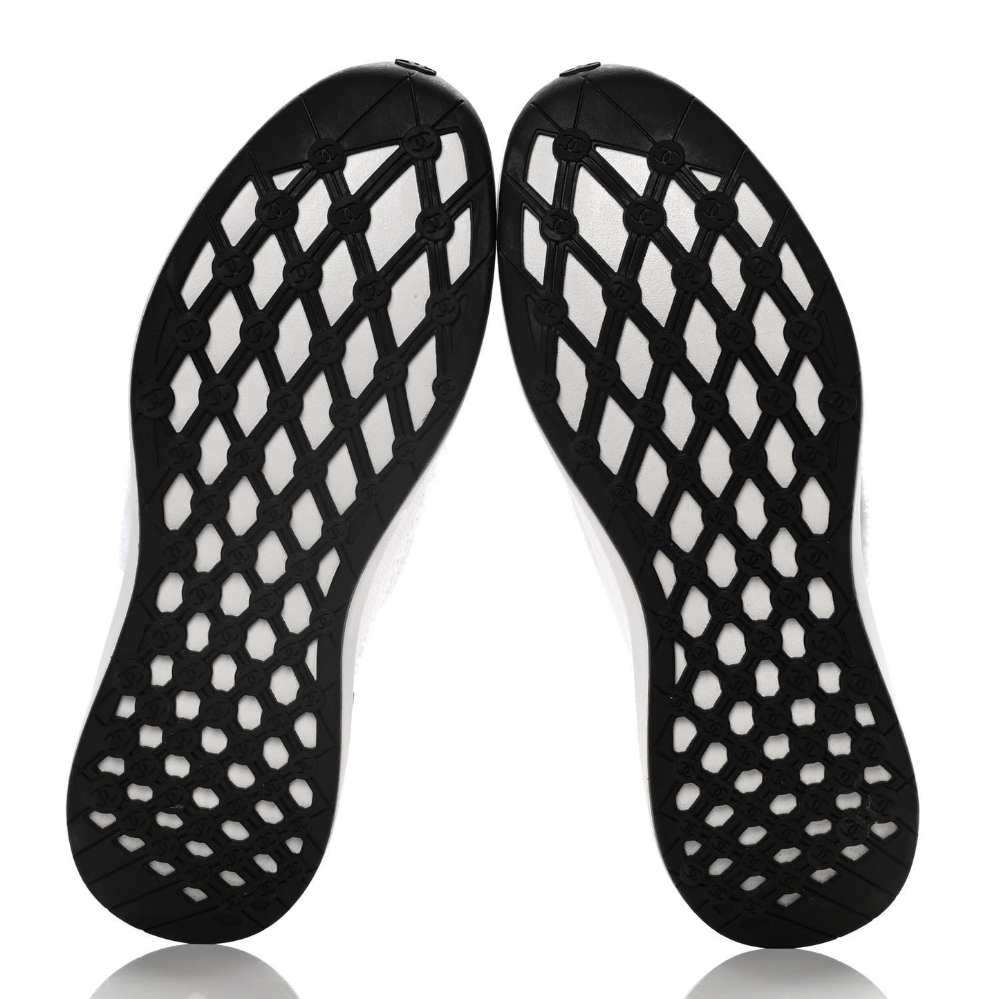 Fabric Logo Sneakers 39 White