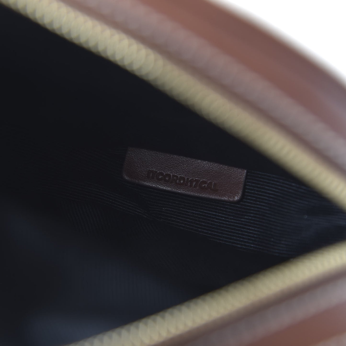 Canvas Calfskin Louise Bag Natural