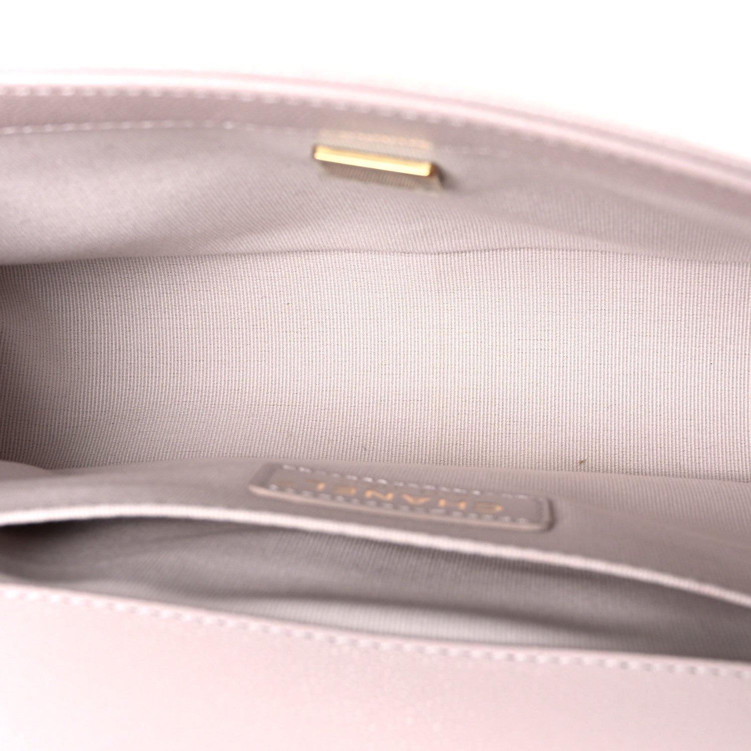 Chanel Caviar Chevron Quilted Medium Boy Flap Light Pink 5 of 10