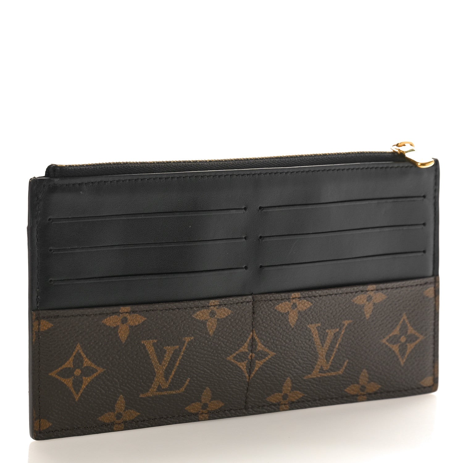 Louis Vuitton Monogram Slim Purse Black 3 of 8