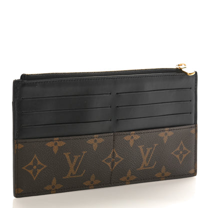 Louis Vuitton Monogram Slim Purse Black 3 of 8