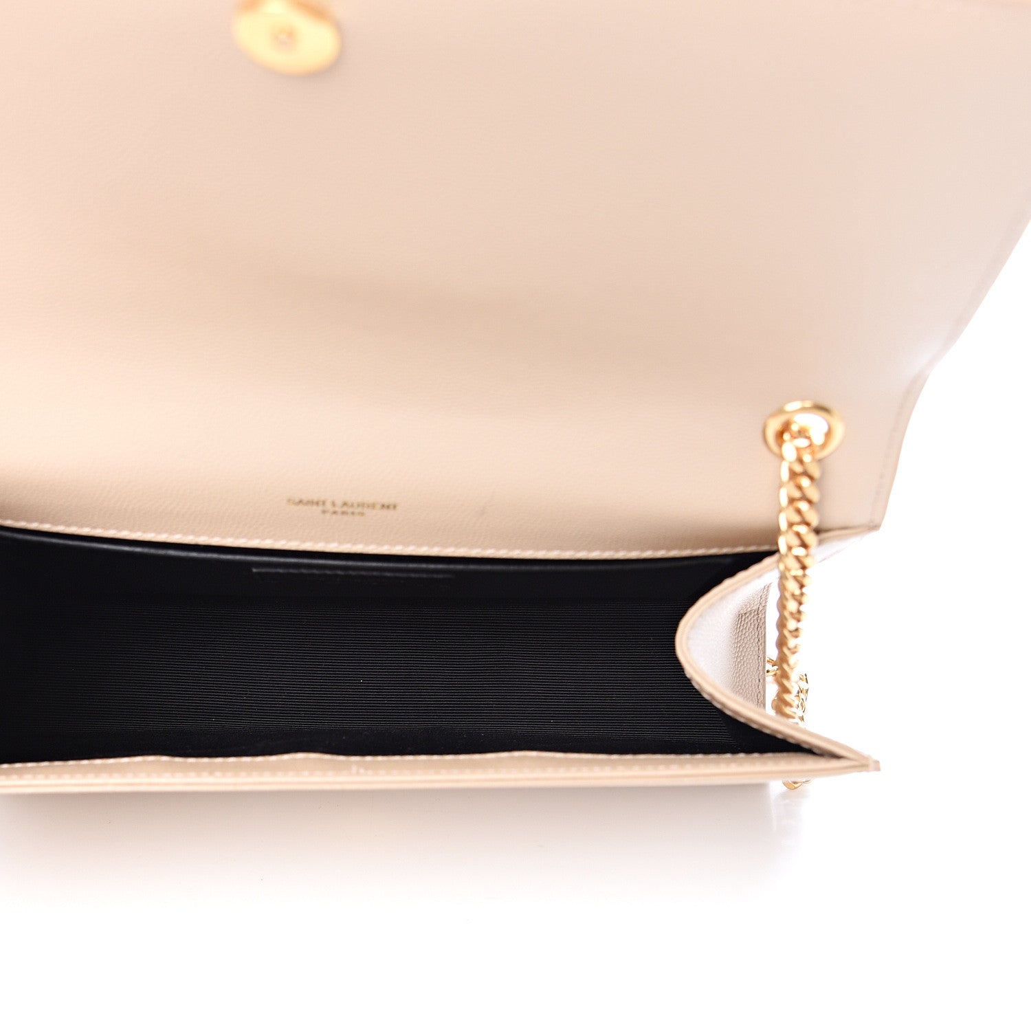 Saint Laurent Grain De Poudre Medium Monogram Kate Satchel Nude Powder 4 of 12