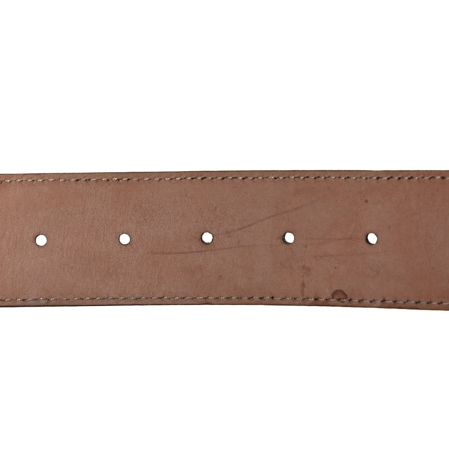 Guccissima Interlocking G Belt 85 34 Silver
