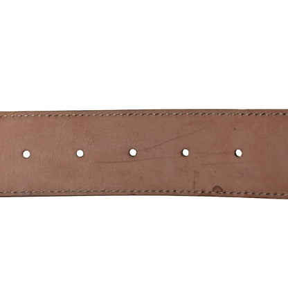 Gucci Guccissima Interlocking G Belt 85 34 Silver 3 of 4