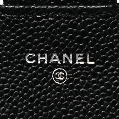 Chanel Caviar Quilted Large Gusset Flap Wallet Black 6 of 10