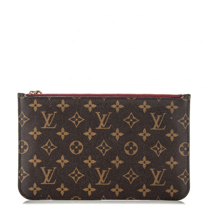 Louis Vuitton Monogram Neverfull MM GM Pochette Fuchsia 1 of 8
