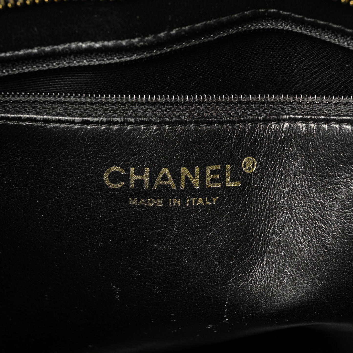 Caviar Quilted Medallion Tote Black