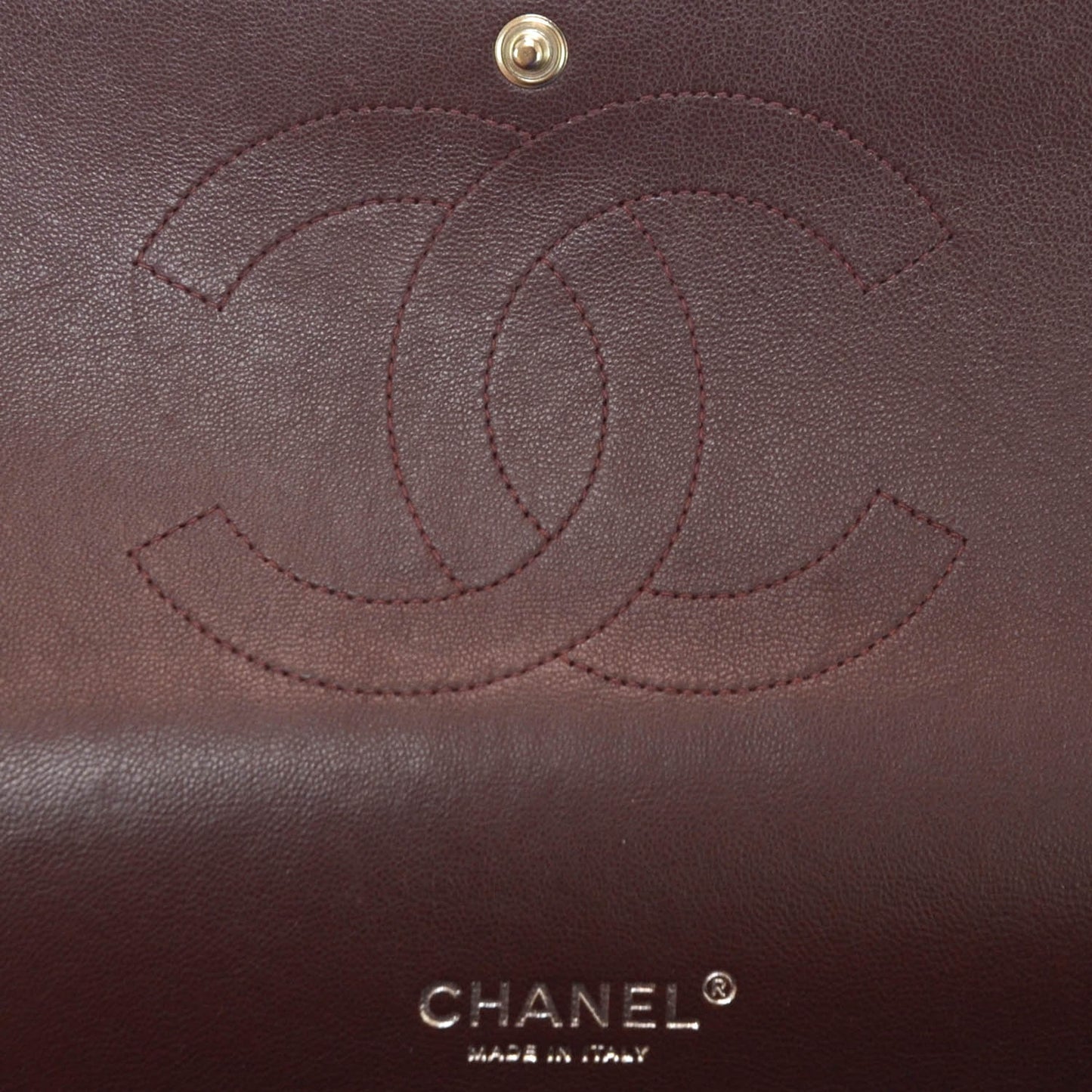 Lambskin Quilted Maxi Double Flap Black