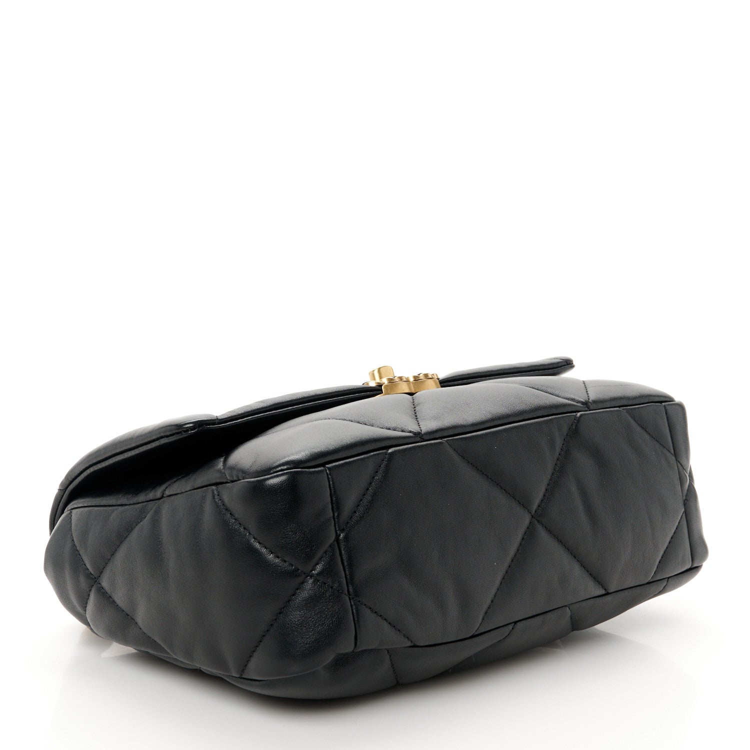Chanel Lambskin Quilted Medium Chanel 19 Flap Black 4 of 10