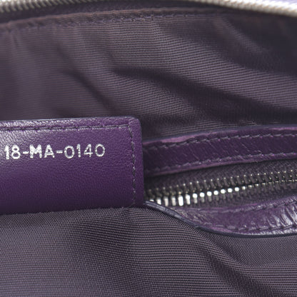 Christian Dior Lambskin Cannage Medium Granville Tote Purple 9 of 20