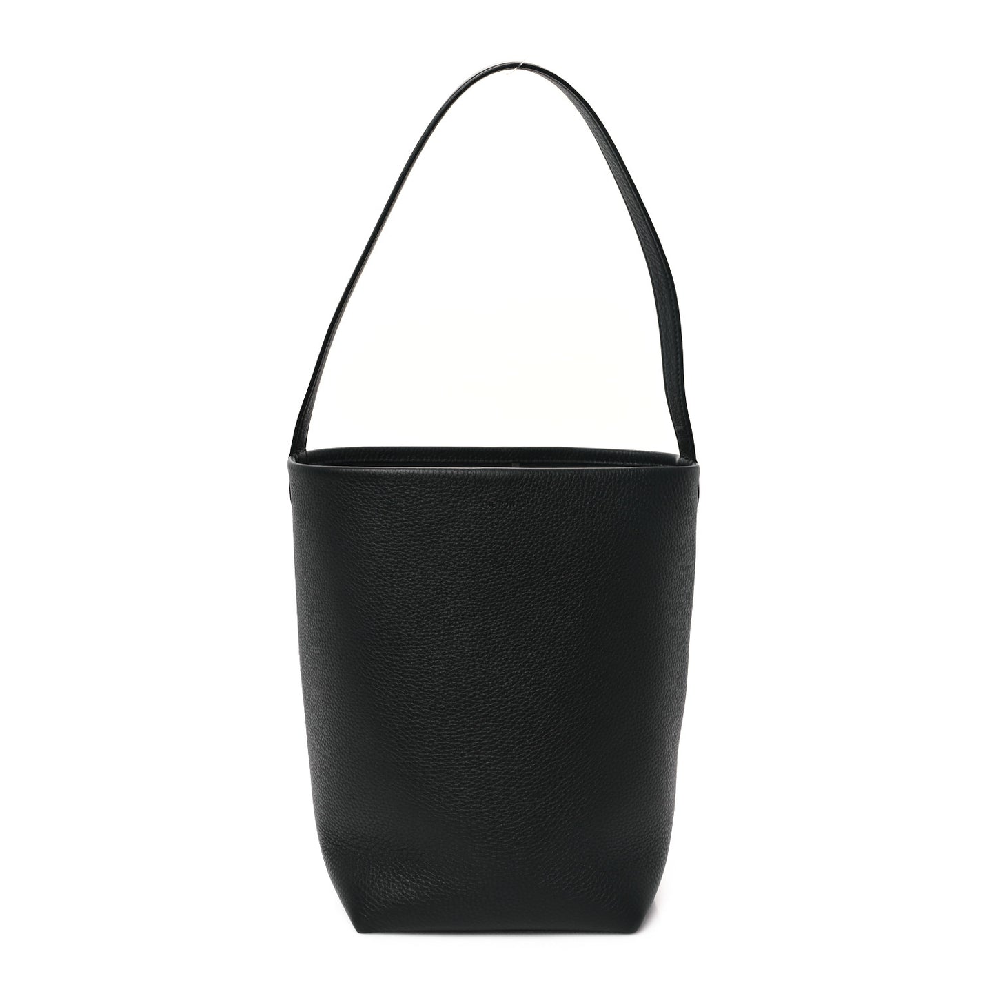 Grained Calfskin Medium N/S Park Tote Black