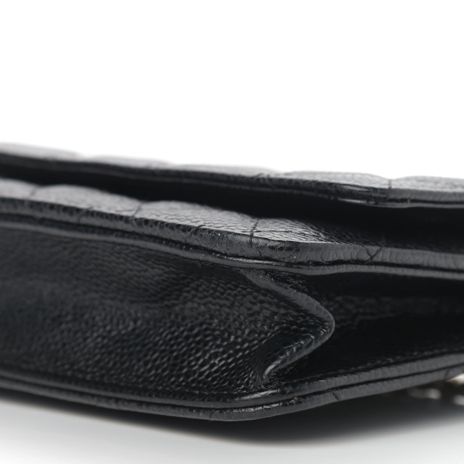 Chanel Caviar Quilted Wallet On Chain WOC Black 9 of 9
