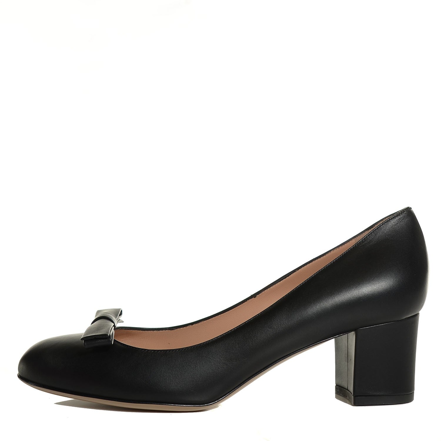 Valentino Garavani Nappa Bow Pumps 39 Black 1 of 8