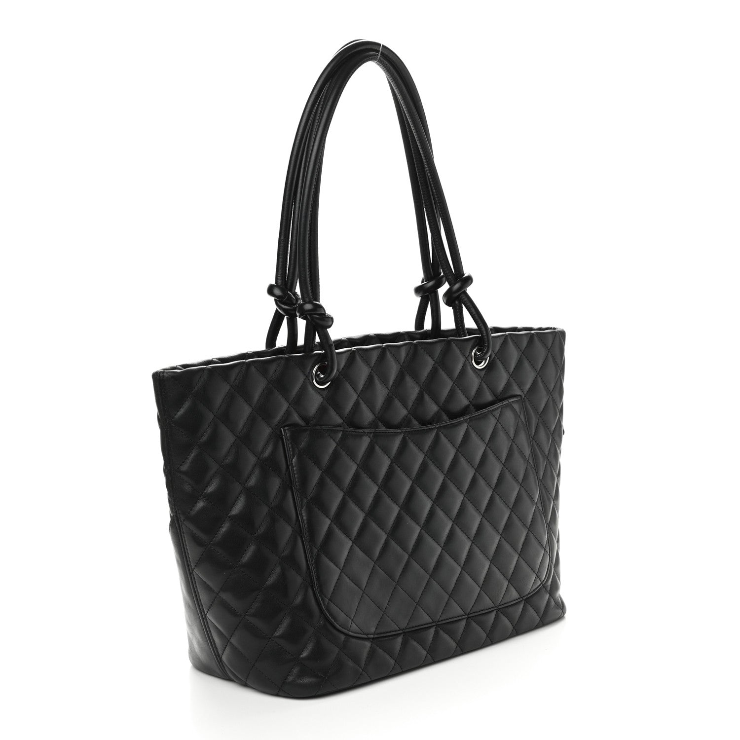 Chanel Calfskin Quilted Large Cambon Tote Black 4 of 10