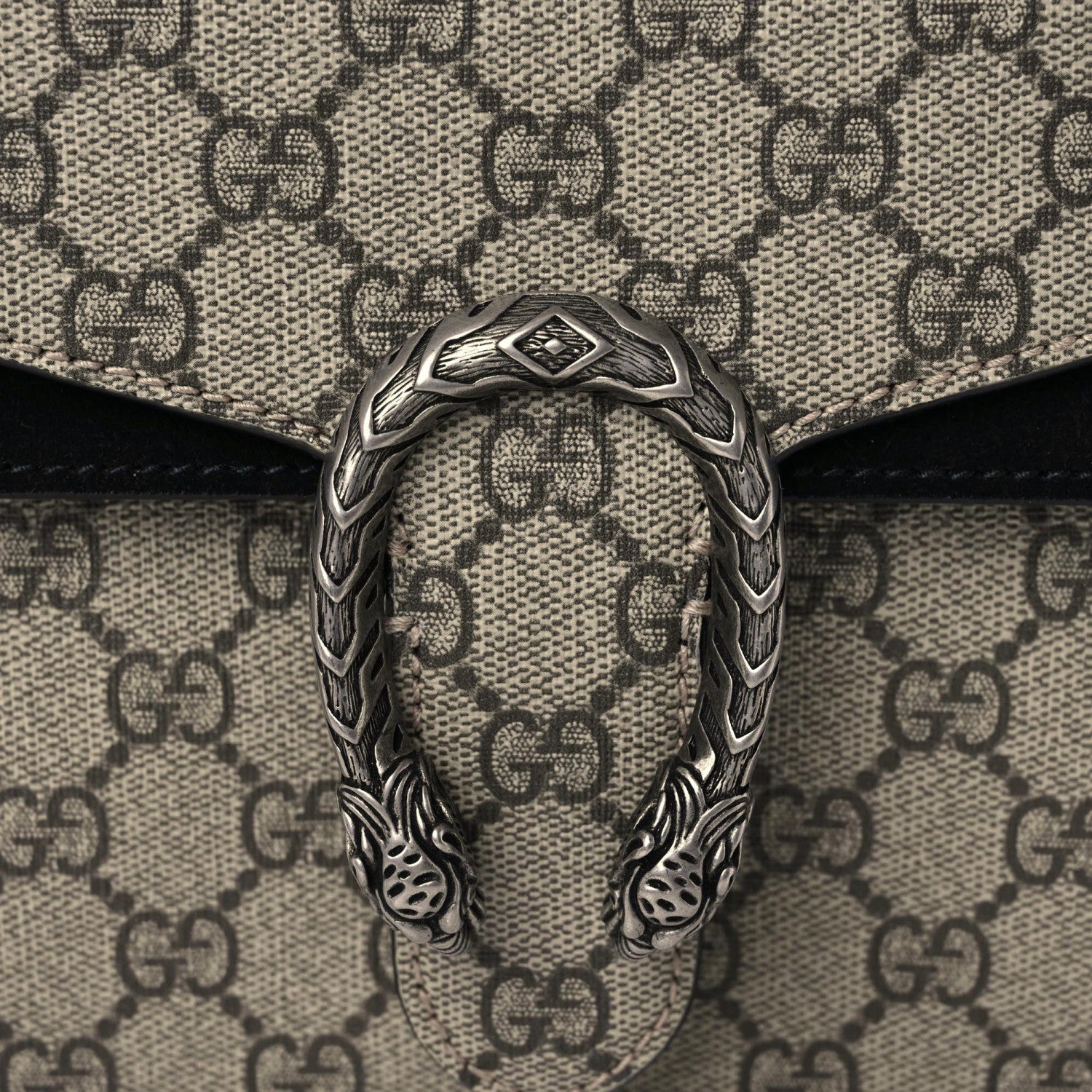 Gucci GG Supreme Monogram Mini Dionysus Shoulder Bag Black 12 of 12