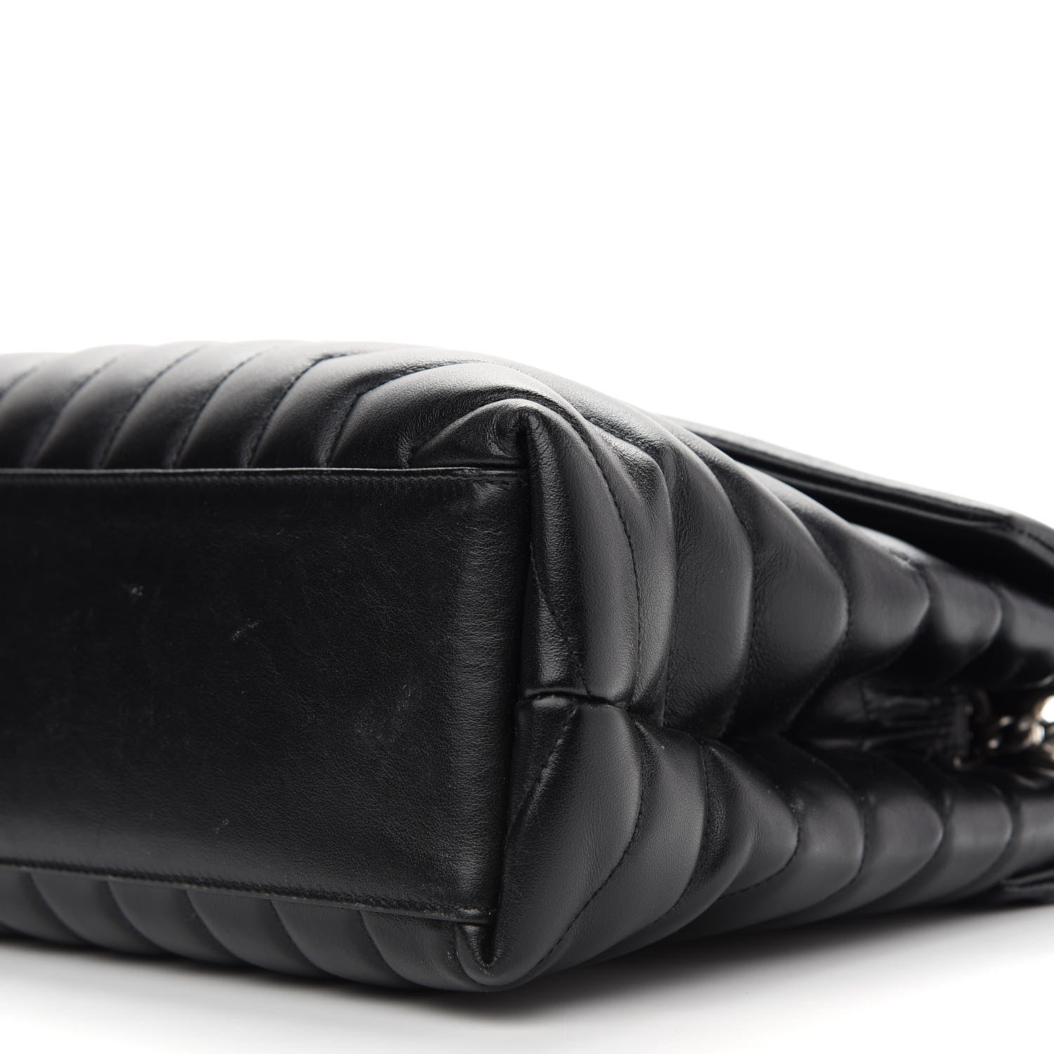 Saint Laurent Calfskin Y Quilted Monogram Medium Loulou Chain Satchel Black 8 of 8