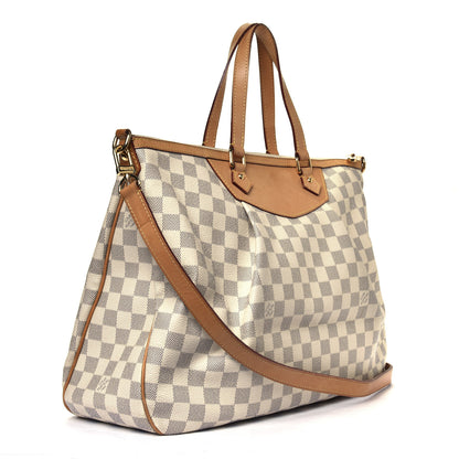 Louis Vuitton Damier Azur Siracusa GM 2 of 9