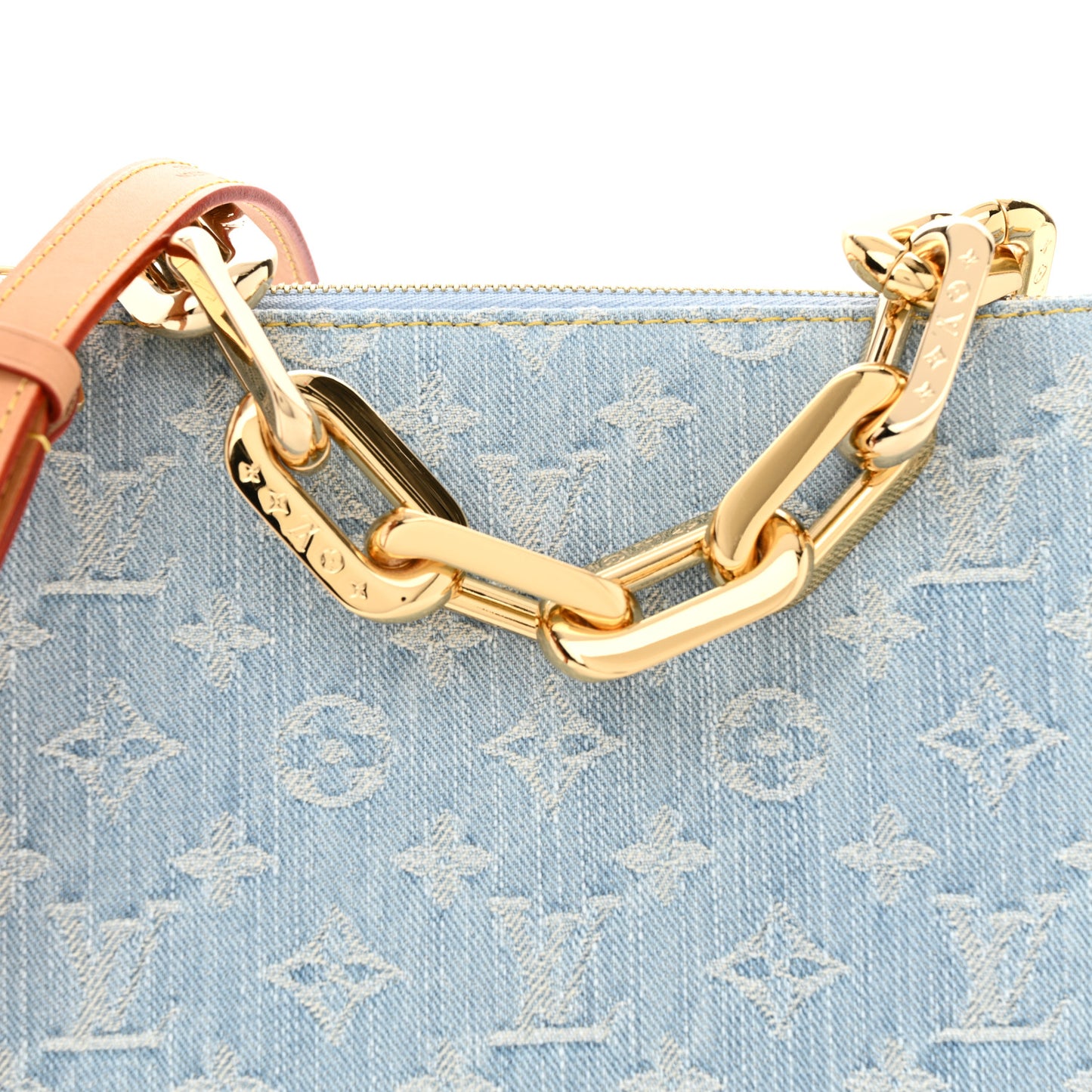 Monogram Denim Coussin BB Sky Blue