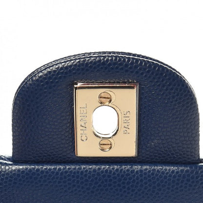 Chanel Caviar Quilted Mini Rectangular Flap Navy 10 of 15