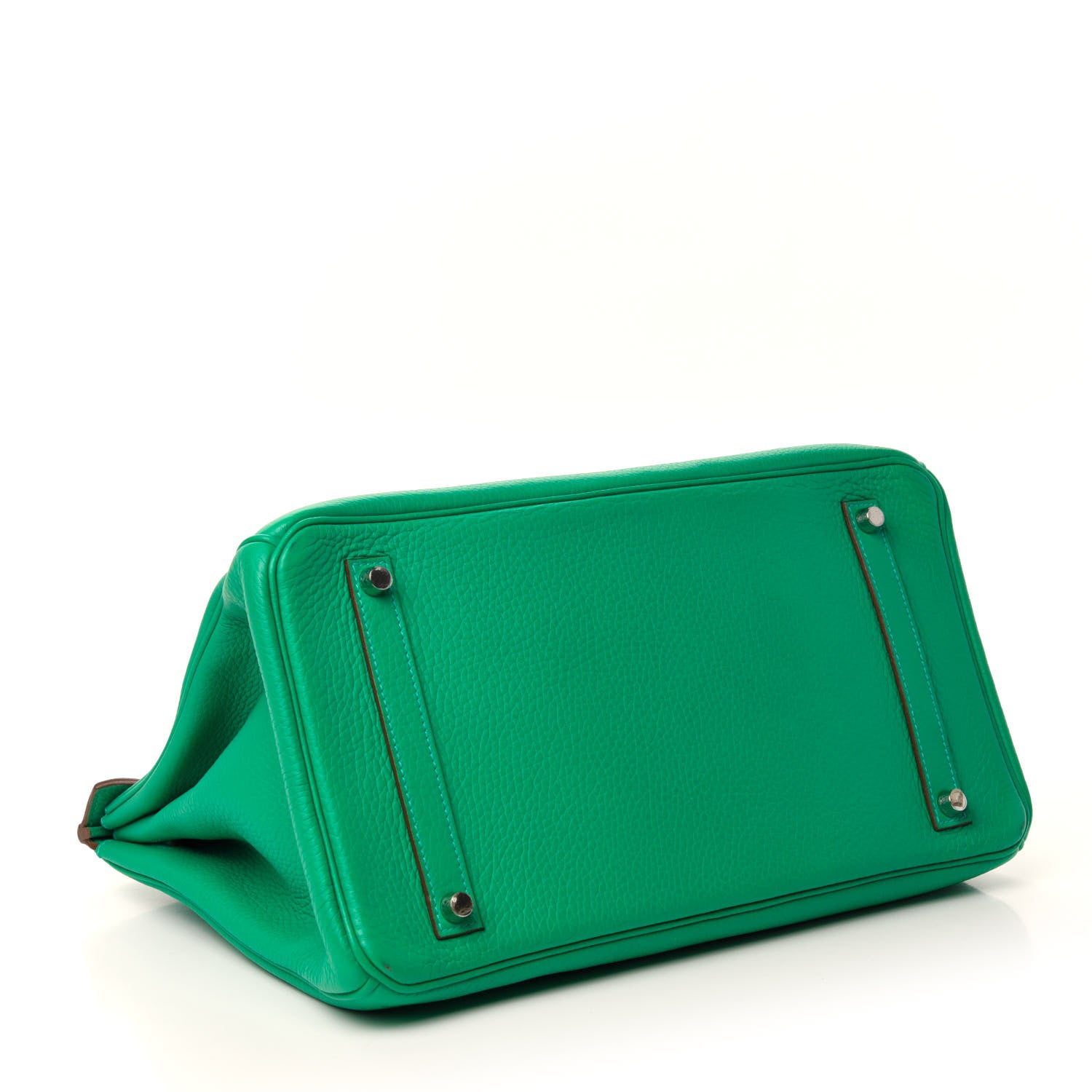 Hermes Taurillon Clemence Birkin 35 Menthe 4 of 14