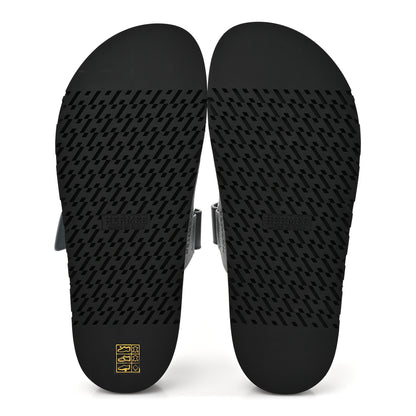 Hermes Epsom Mens Chypre Sandals 41 Bleu Canard 6 of 10